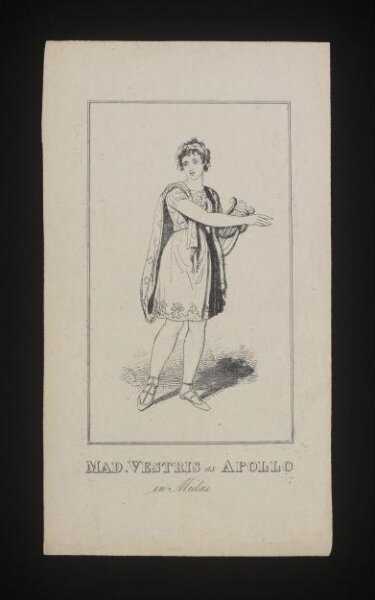 Unknown, Madame Vestris as Apollo/ in Midas