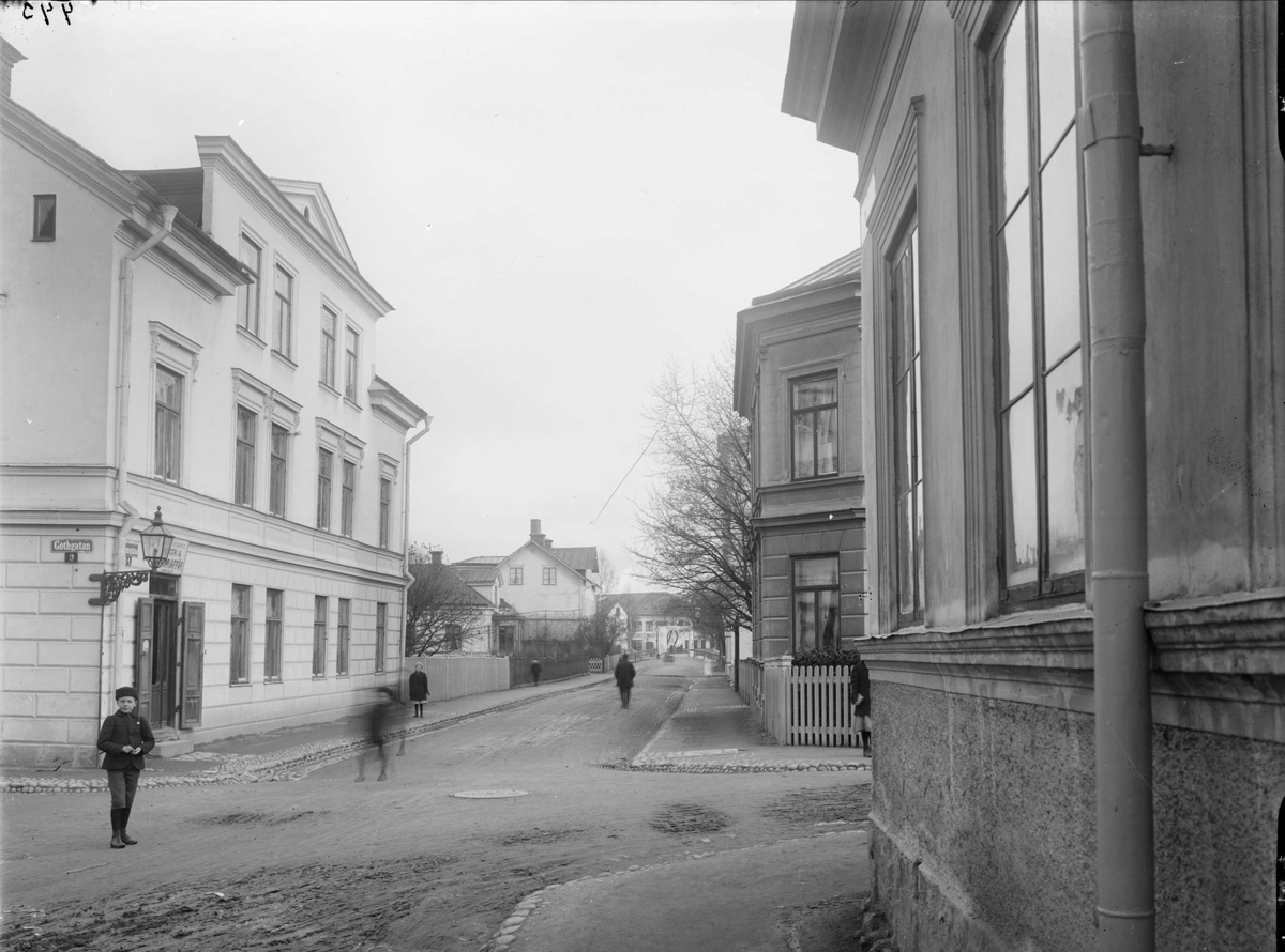 Alfred Dahlgren, Odensgatan - Götgatan, Luthagen, Uppsala 1908