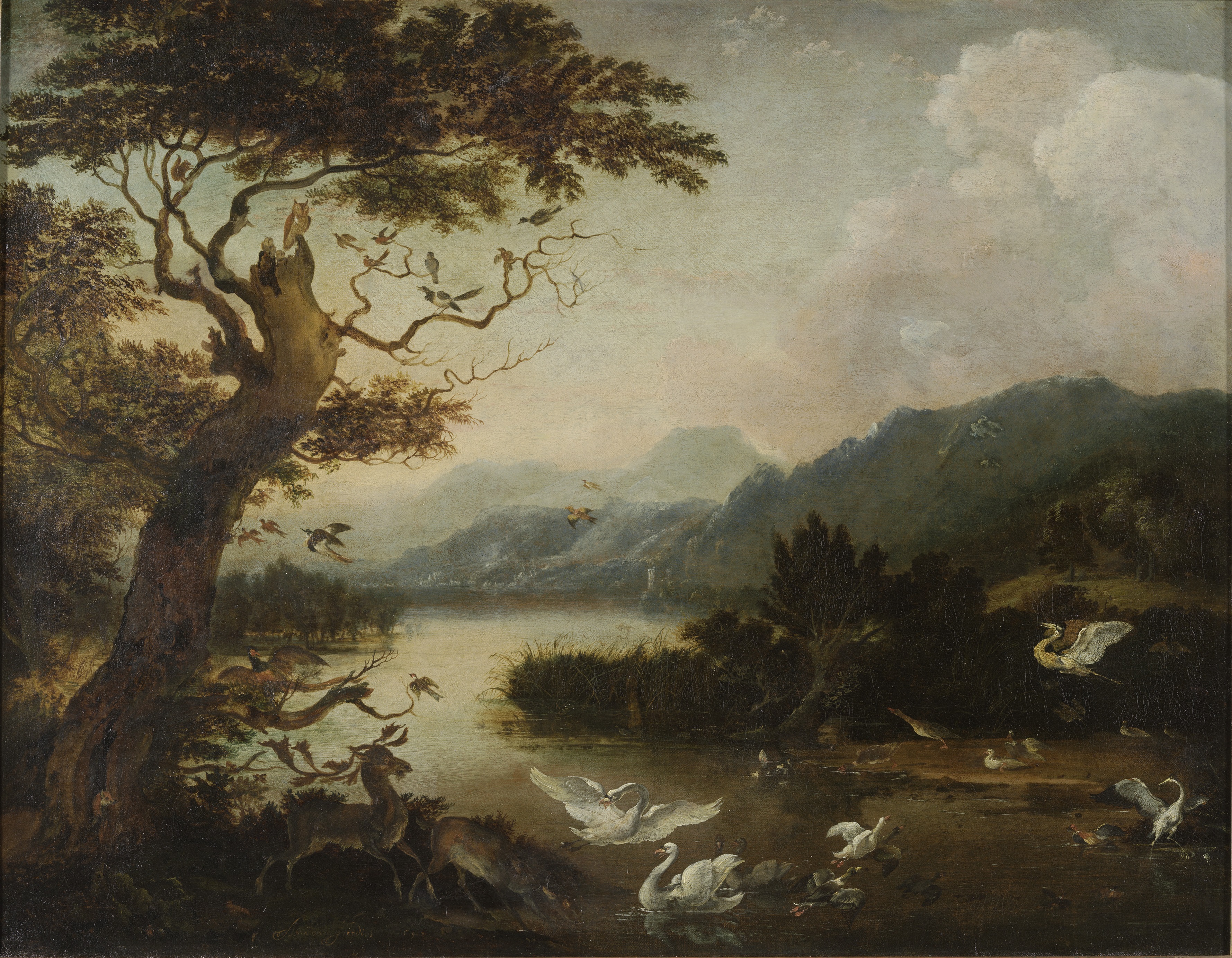 Abraham Hondius, Mountain Landscape