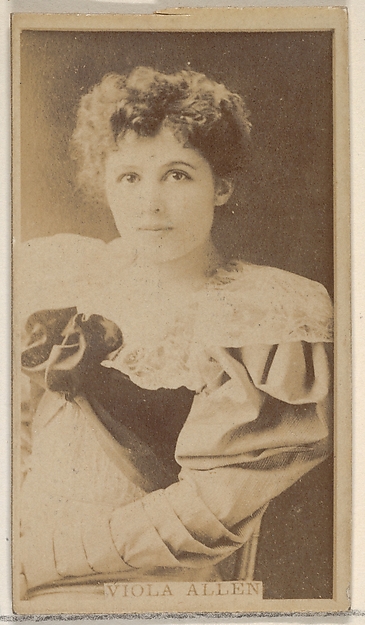 Allen & Ginter, Viola Allen, from the Actors and Actresses series (N45, Type 8) for Virginia Brights Cigarettes