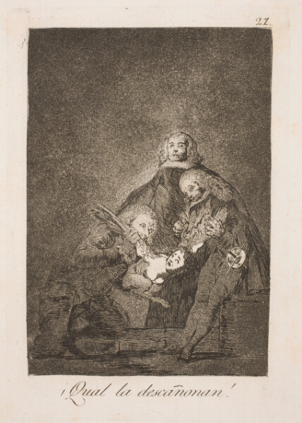 Francisco de Goya, Hvor de plukker hende