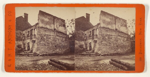 Edward and Henry T. Anthony & Co., Ruins in St. Augustine, Florida.