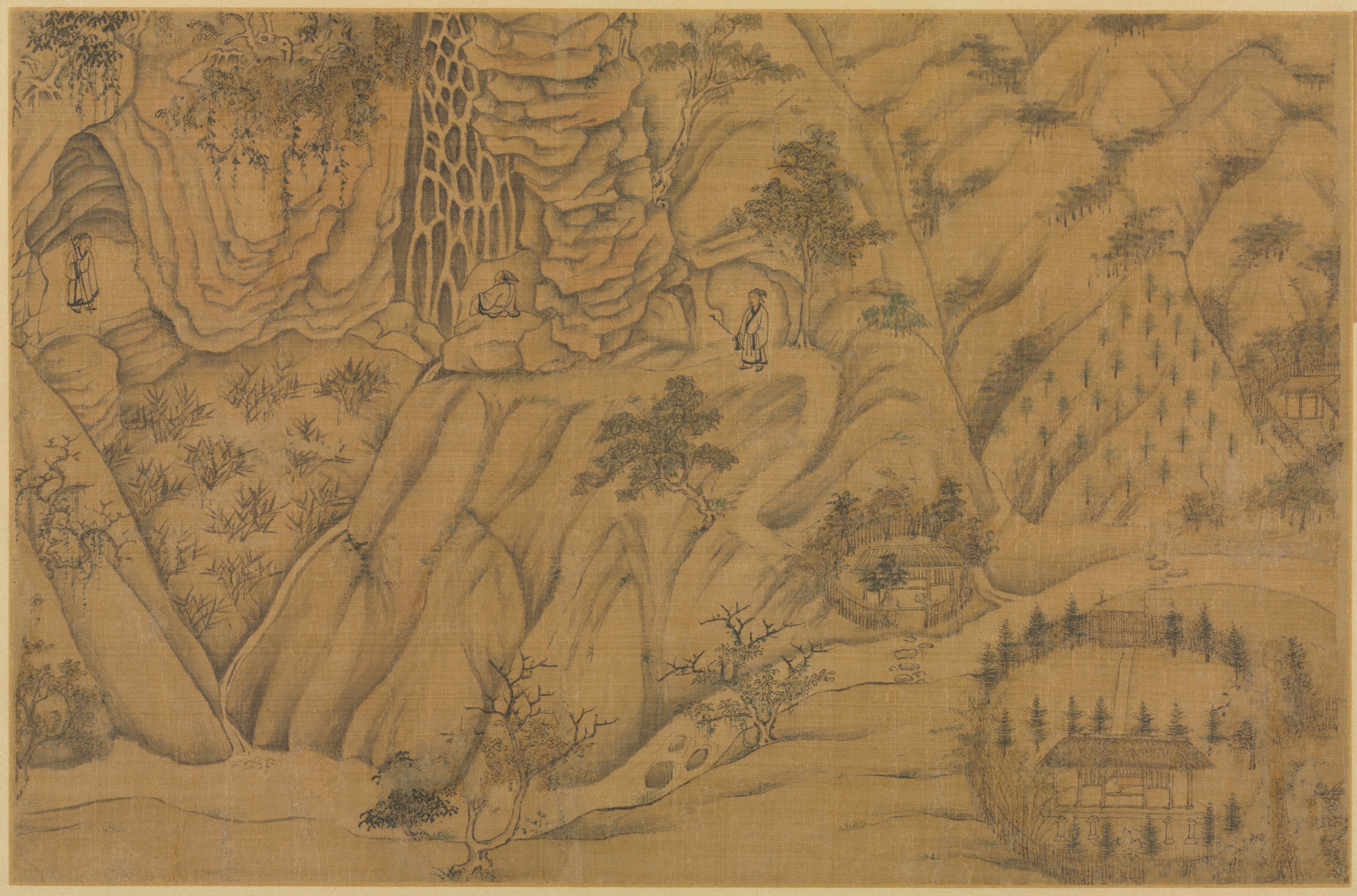 Li Gonglin, Dwelling in the Longmian ("Sleeping Dragon") Mountains