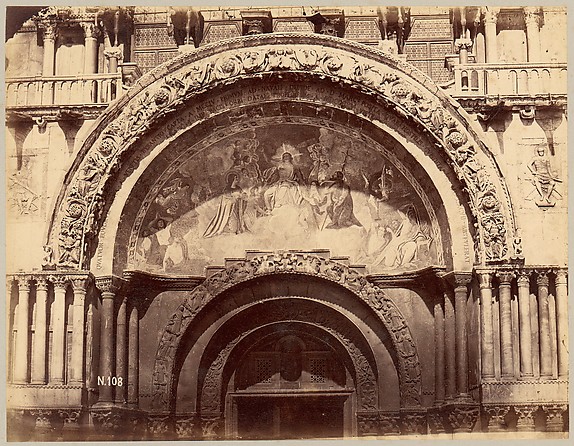 Unknown, [Church Portal with Mosaic of Christ Enthroned in Majesty]