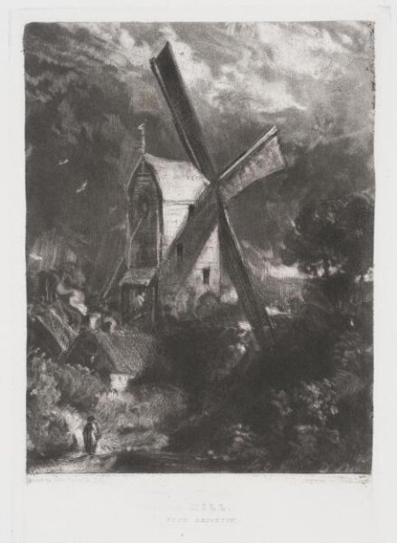 Constable, John RA, A MILL. NEAR BRIGHTON