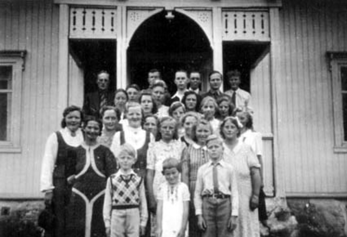 Anno Domkirkeodden, GRUPPE: 29, ROMEDAL SANGFORENING, DIRIGENT LARS JOHAN DAMBOLT BAK TIL VENSTRE. , ROMEDAL,