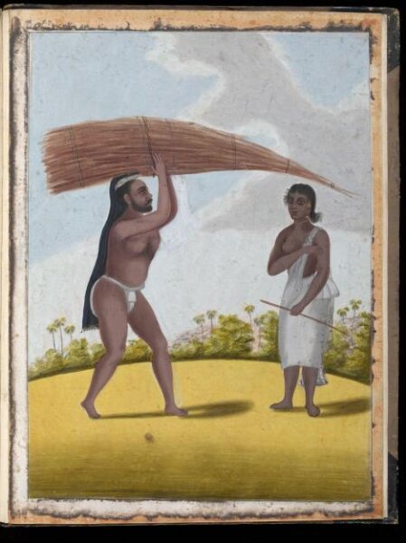 Unknown, A firewood-seller and his wife
