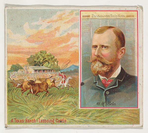 Allen & Ginter, A.H. Belo, The Galveston Daily News, from the American Editors series (N35) for Allen & Ginter Cigarettes