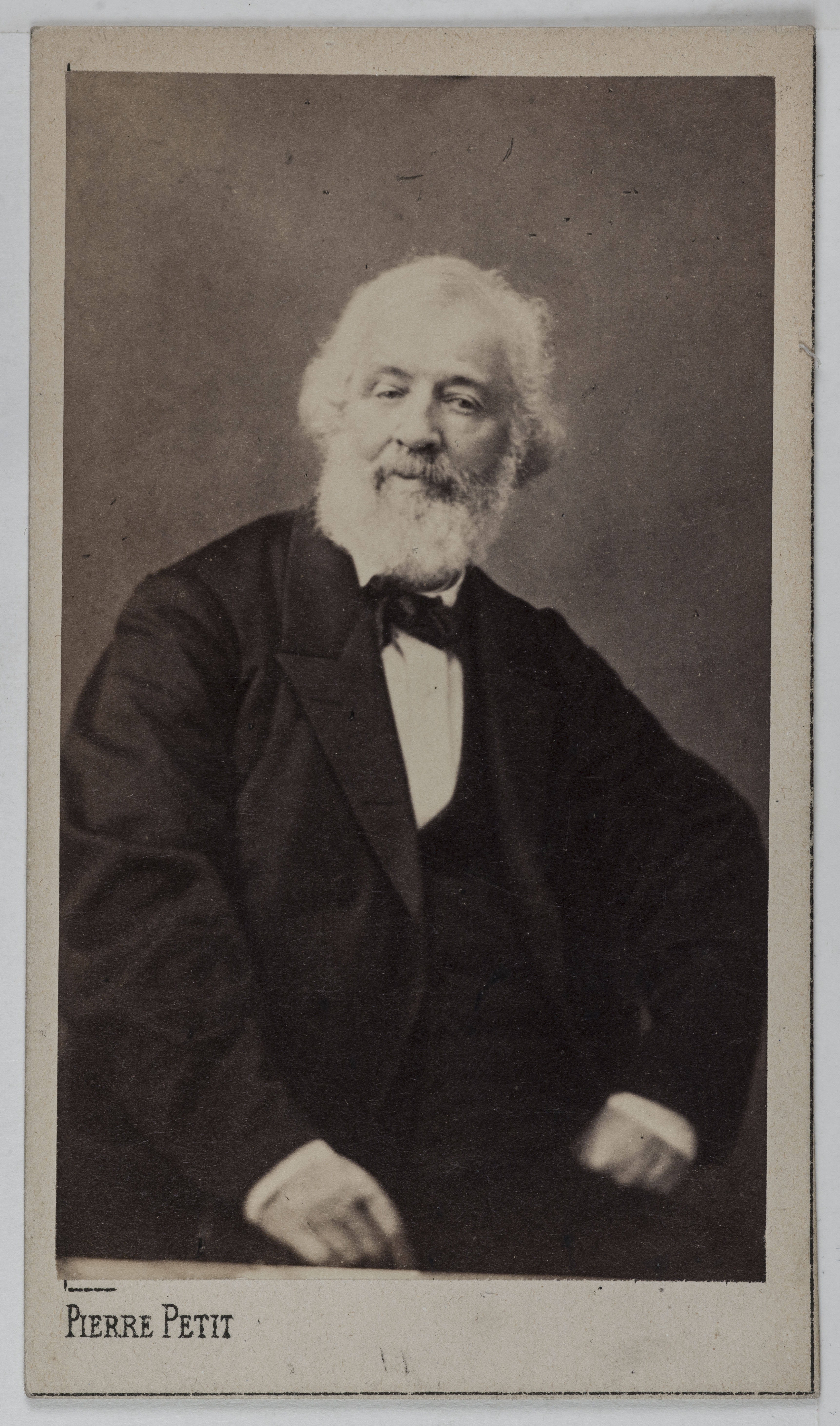 Pierre Petit, Portrait de Céléstin Nanteuil (1813-1873), peintre, lithographe, directeur des Beaux-arts de Paris, conservateur du Musée de Dijon.