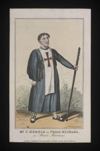 Unknown, Mr C Kemble as Friar Michael