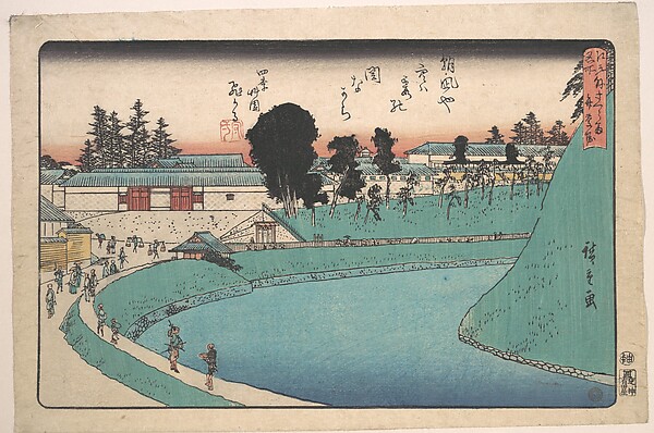 Utagawa Hiroshige, Soto Sakurada Benkei Bori