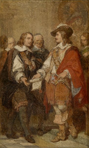 Nicaise De Keyser, Foundation of the Antwerp Academy by David Teniers II