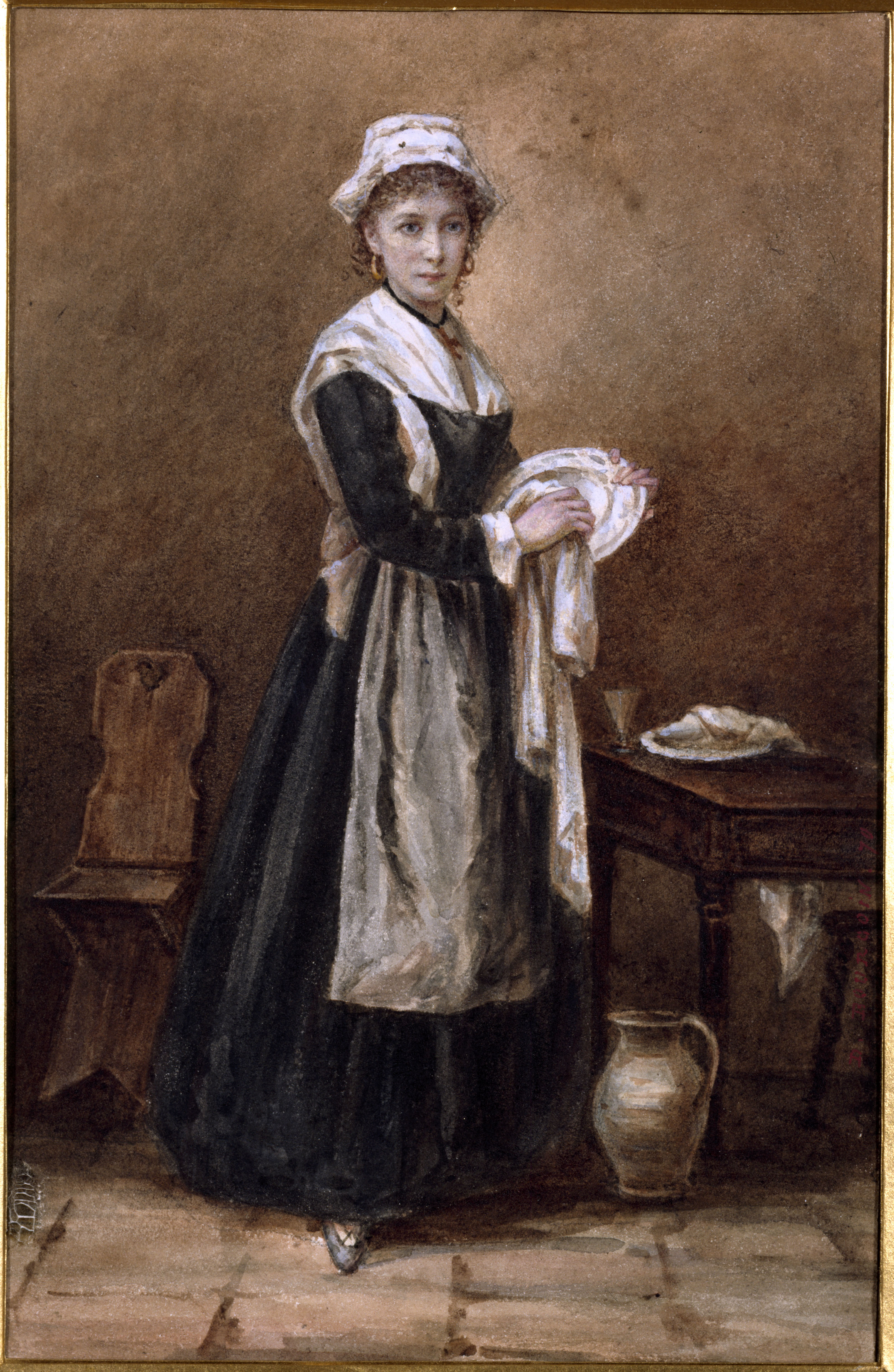 Marie Désiré Bourgoin, Sarah Bernhardt dans le rôle de "Mariette" de François le Champi
