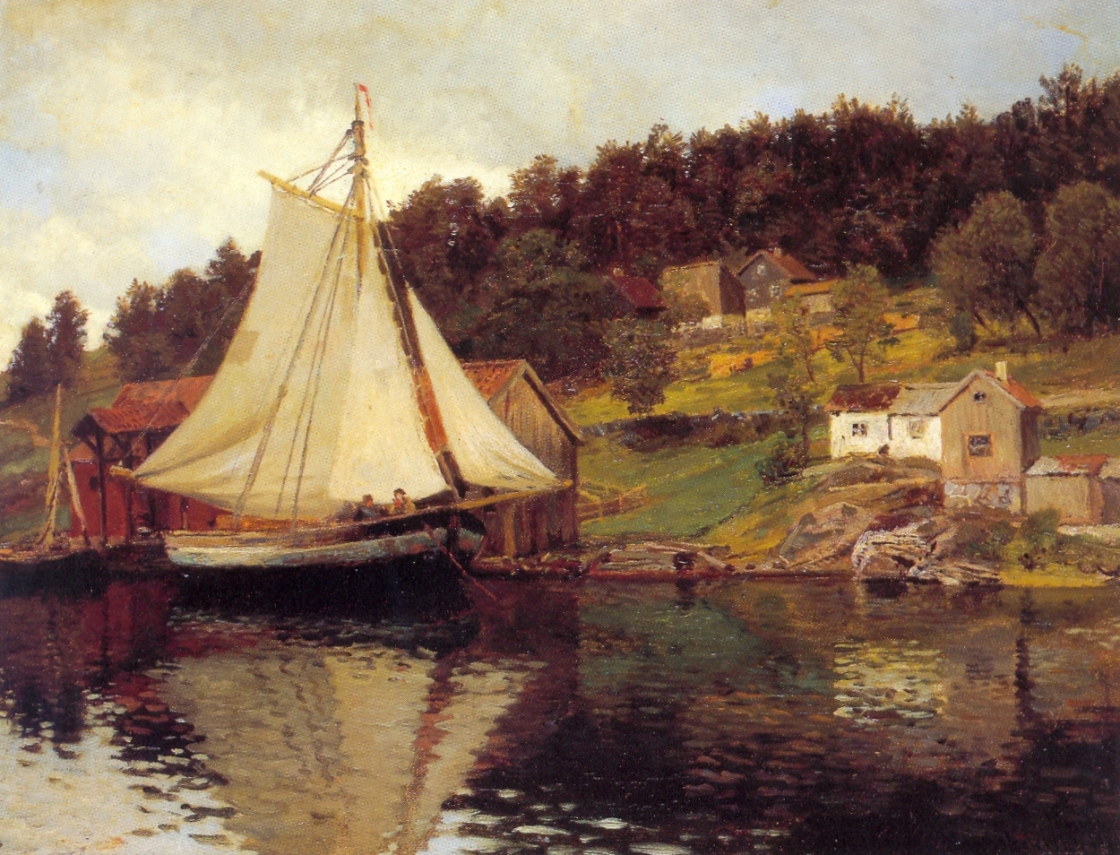 Hans Gude, From Sandvika