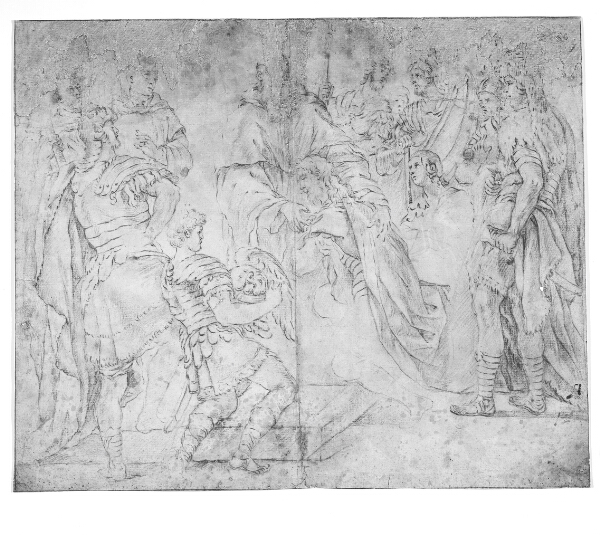 Luca Giordano, Totila knæler for Sankt Benedikt
