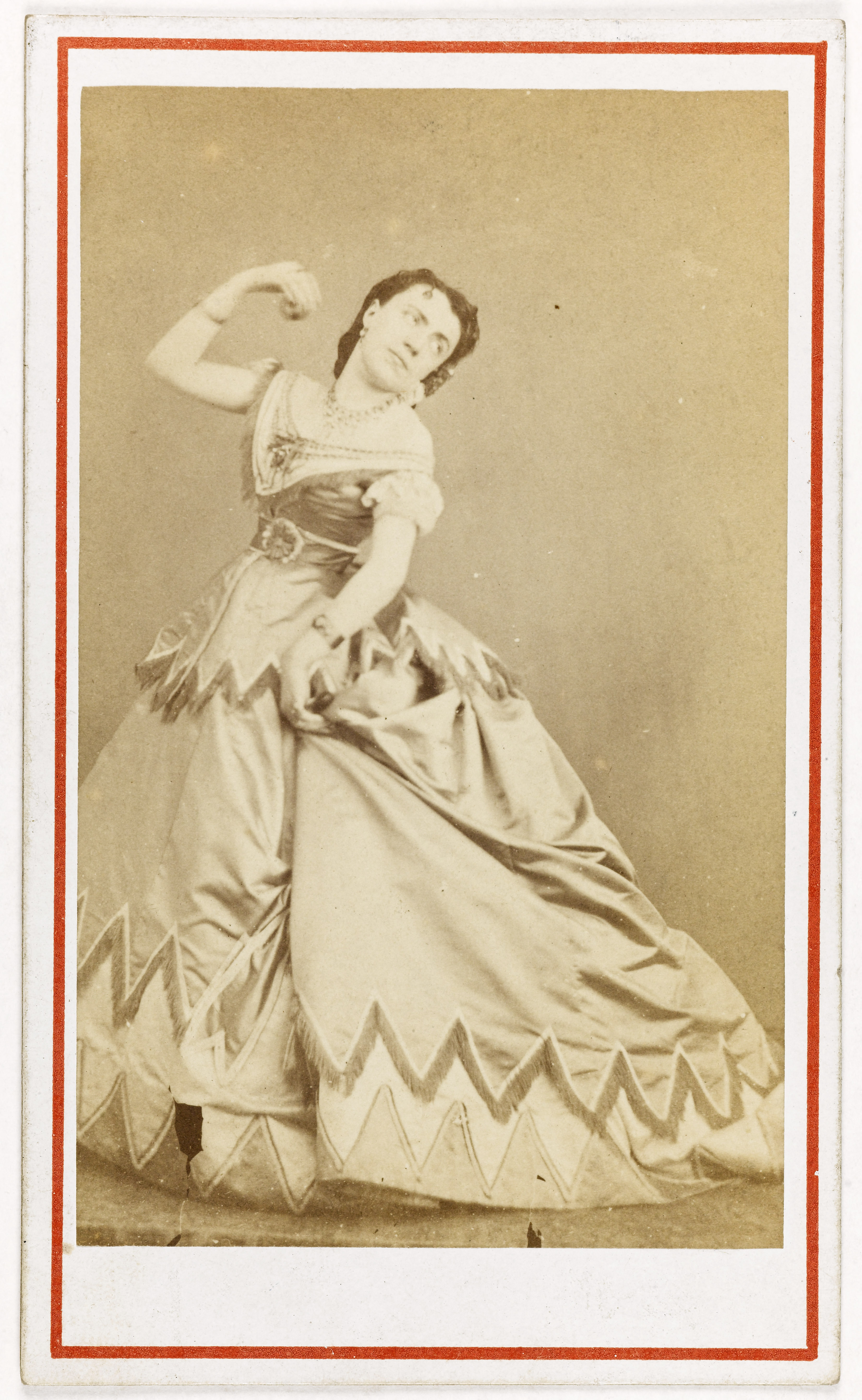 Anonyme, Portrait de Thérésa, (Emma Thérèse dite Valadon, épouse de Mr Guilloreau, 1837-1913), chanteuse comique.