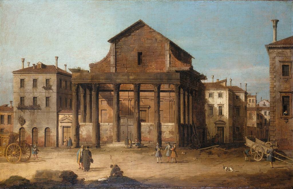 Canaletto, Rome: The Temple of Antoninus and Faustina