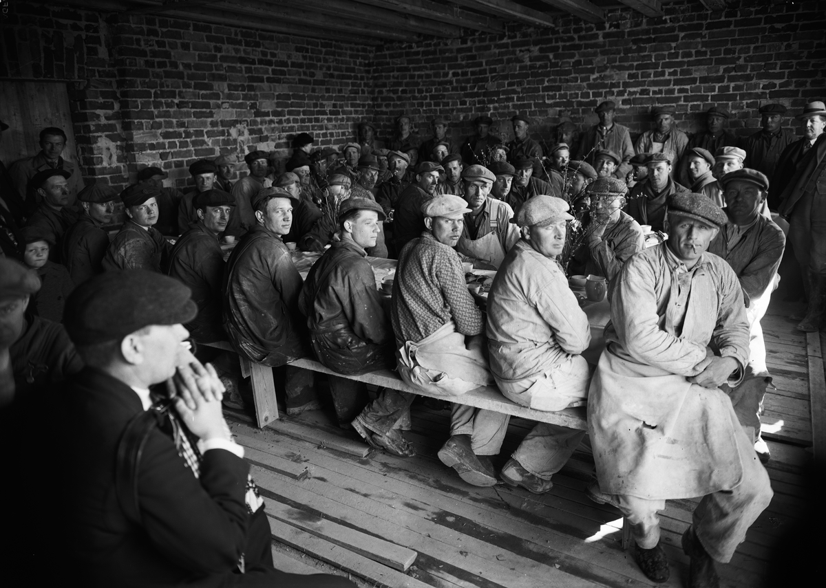 Paul Sandberg, Taklagskaffe, Uppsala februari 1937
