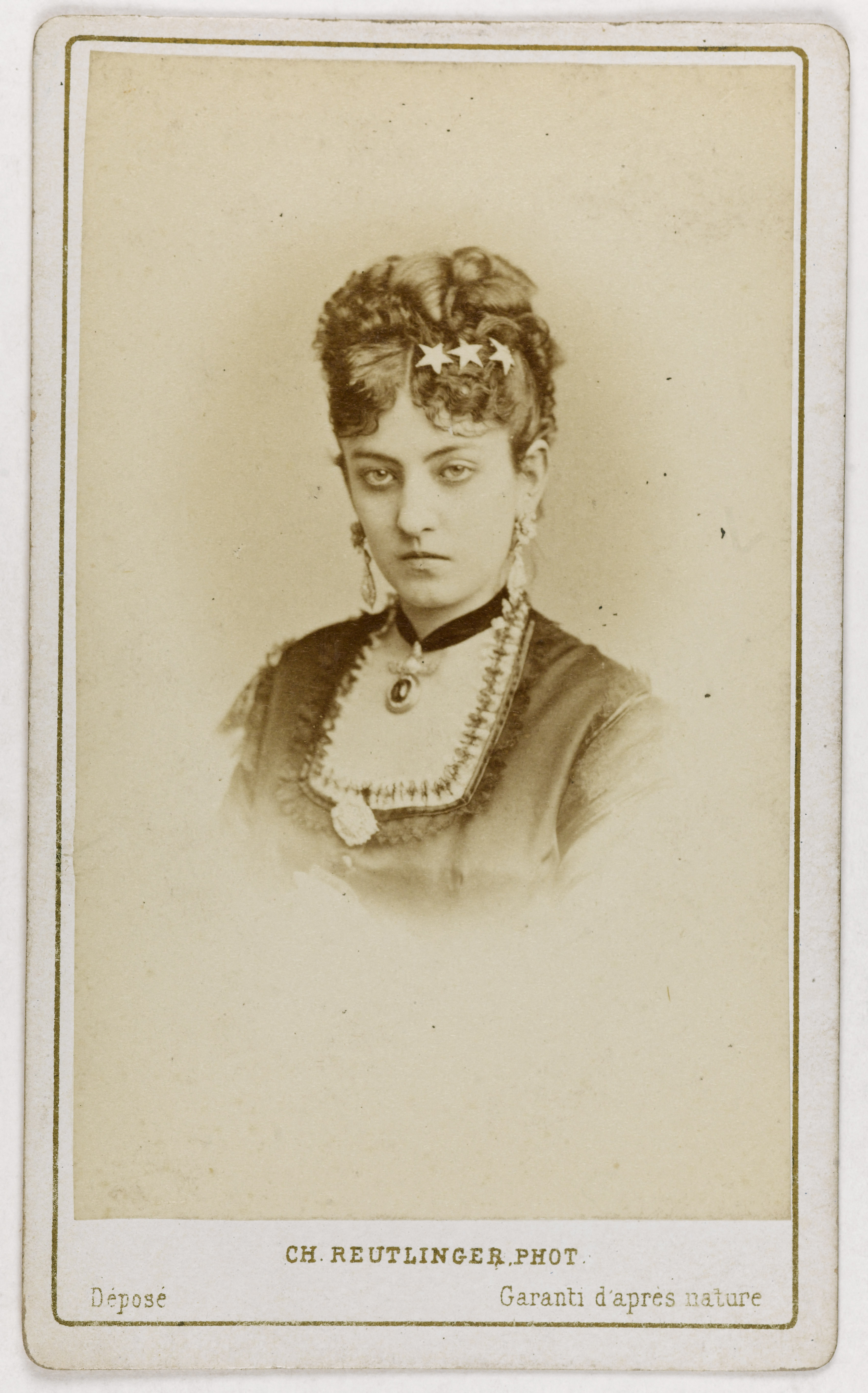 Charles Reutlinger, Portrait de Mme Valentine, actrice