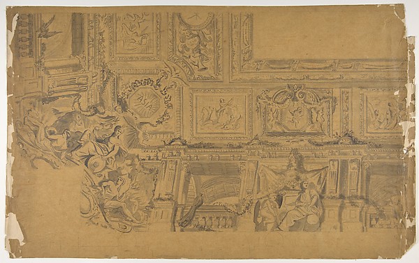 Jules-Edmond-Charles Lachaise, Ceiling and Cove Designs, Hôtel Rothschild, Vienna