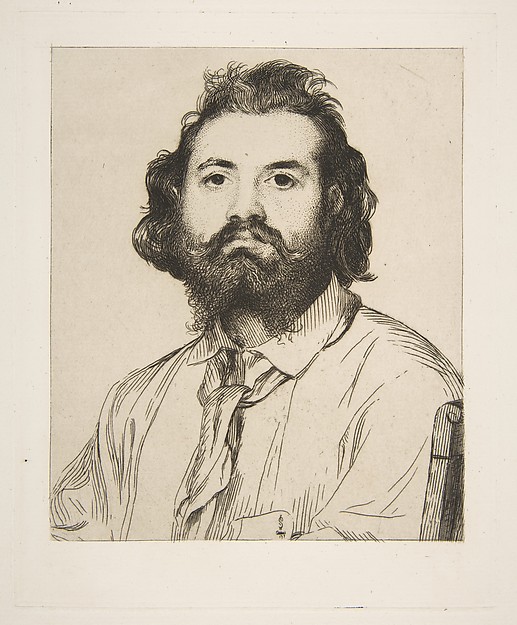 Félix Bracquemond, Portrait of Zacharie Astruc