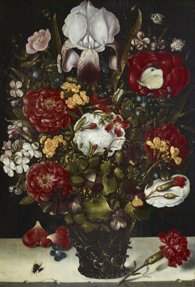 Ambrosius Bosschaert, Still Life of Flowers in a Vase