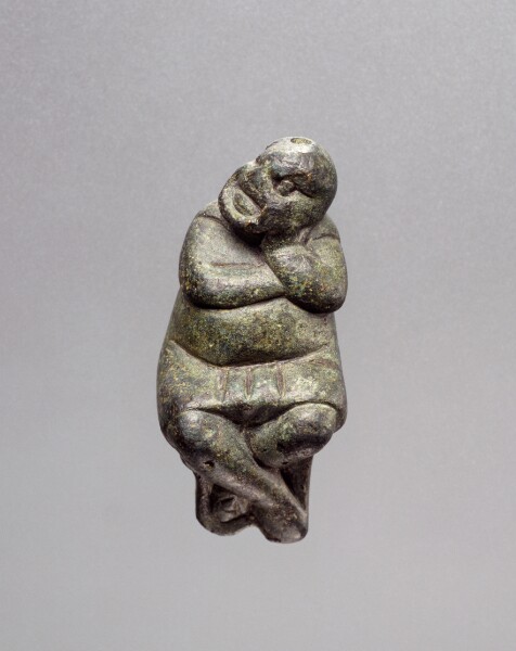Unknown, Statuette of a Seated Actor