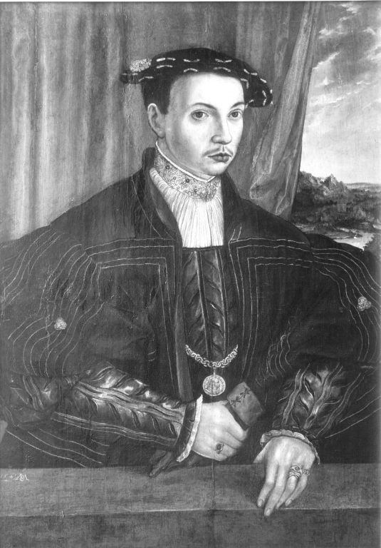 Michael Ostendorfer, Bildnis eines jugendlichen Prinzen (früher: Herzog Albrecht V. von Bayern)