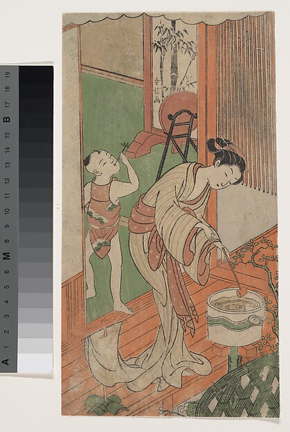Suzuki Harunobu, On the Veranda