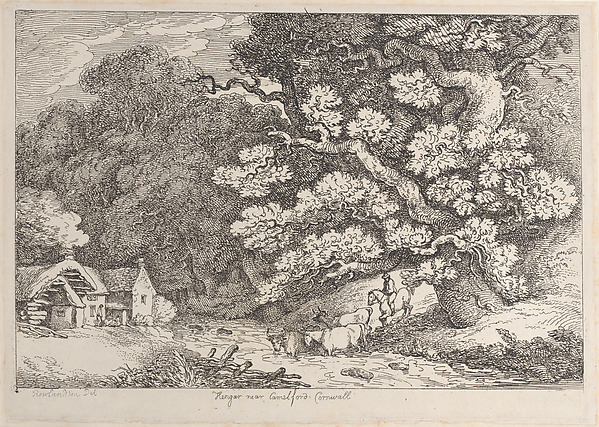 Thomas Rowlandson, Hengar near Camelford, Cornwall