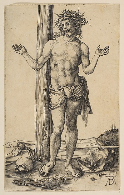 Albrecht Dürer, Man of Sorrows with Arms Outstretched