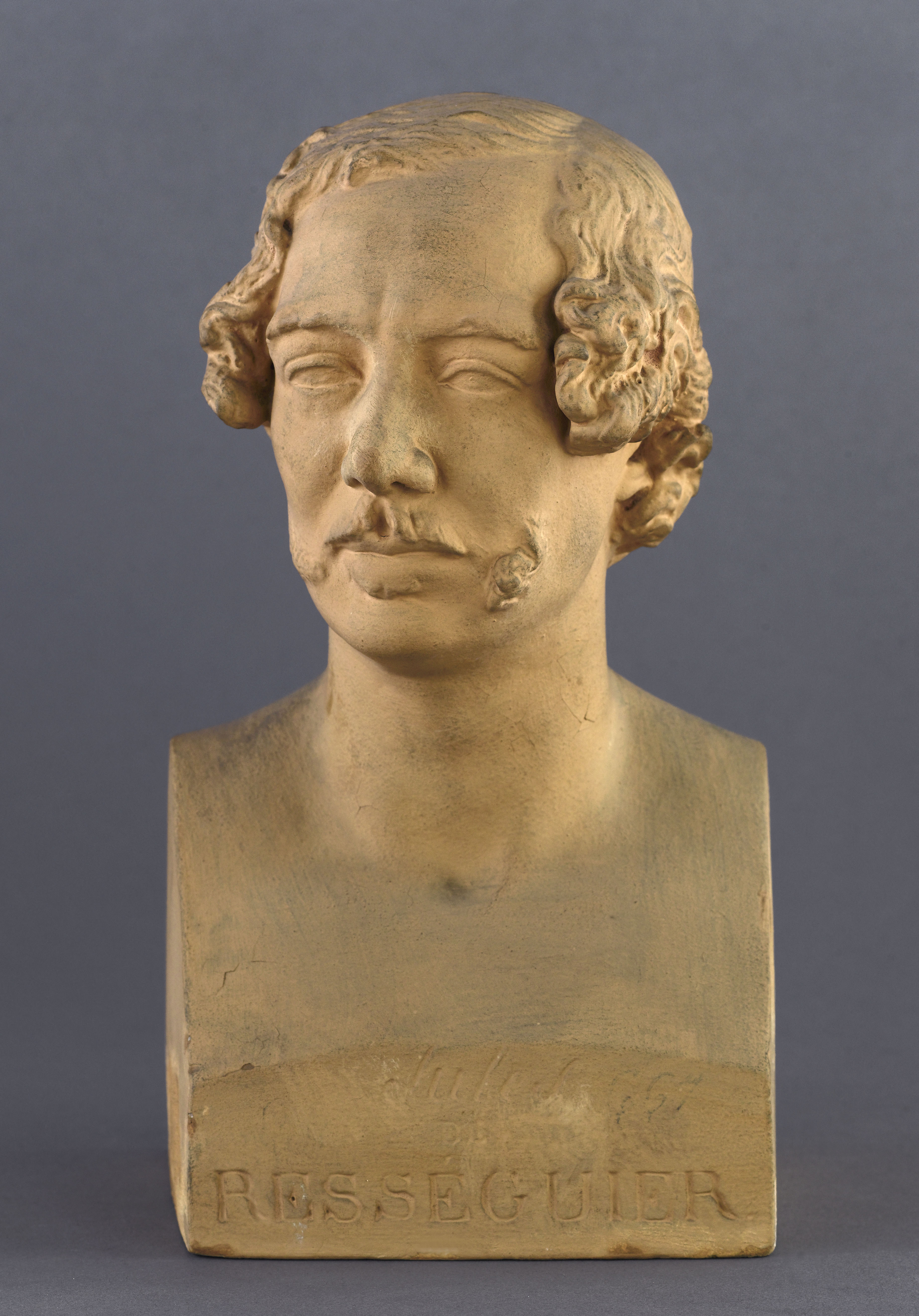 Jean Pierre Dantan, Portrait sérieux de l'écrivain, Bernard-Marie-Jules comte de Resseguier, (1789-1862)