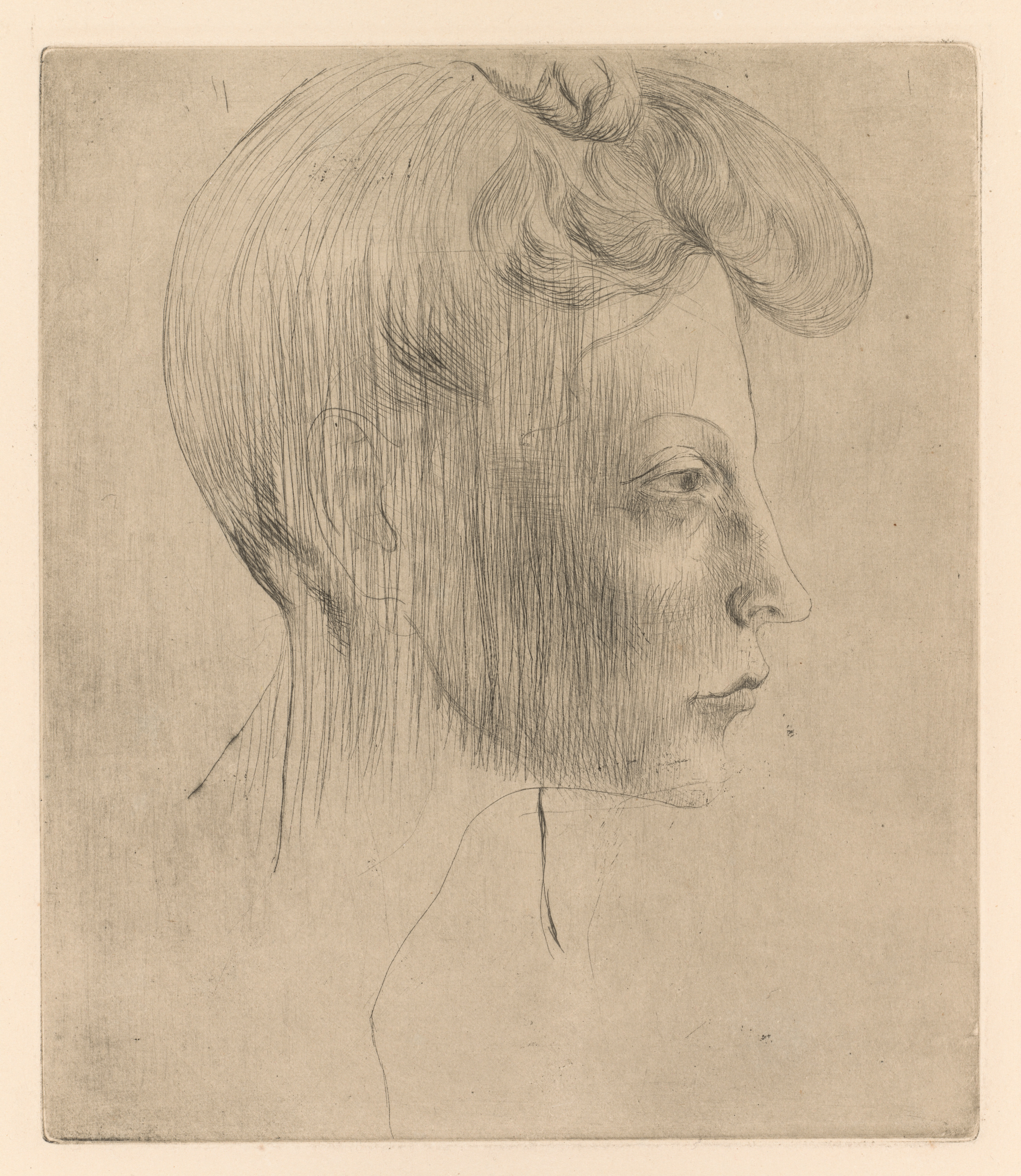 Pablo Picasso, Head of a Woman in Profile