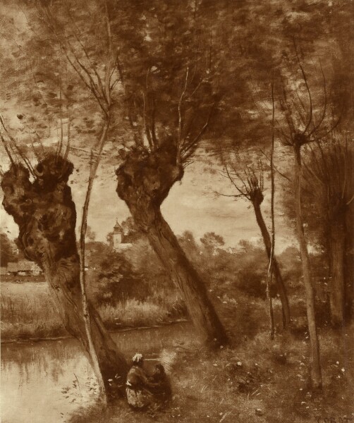 Adolphe Braun, Corot's "Saulaie Near Arras"