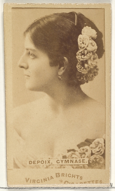 Allen & Ginter, Depoix, Gymnage, from the Actors and Actresses series (N45, Type 1) for Virginia Brights Cigarettes
