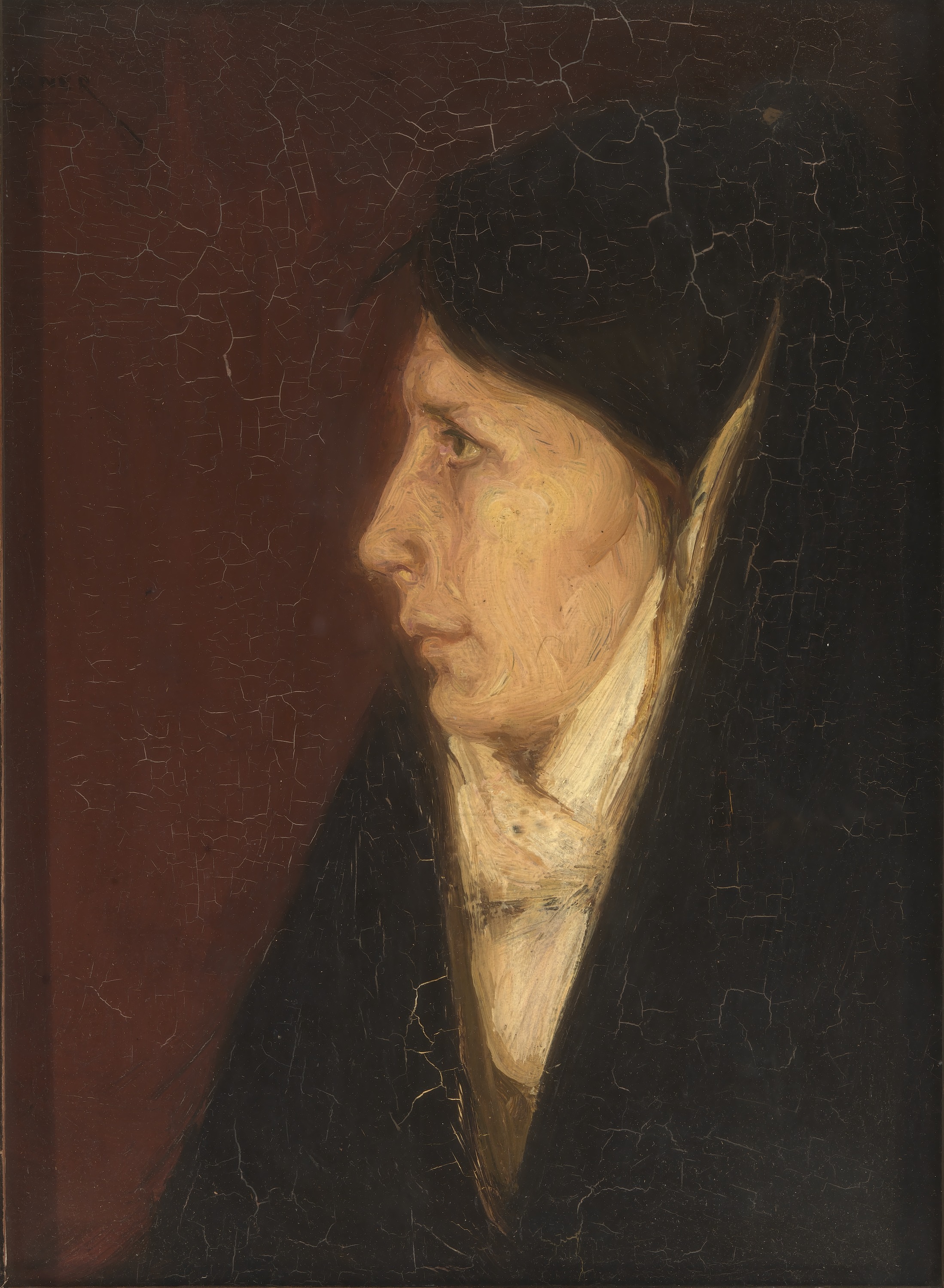 Henry Ossawa Tanner, Profile of a Woman's Head