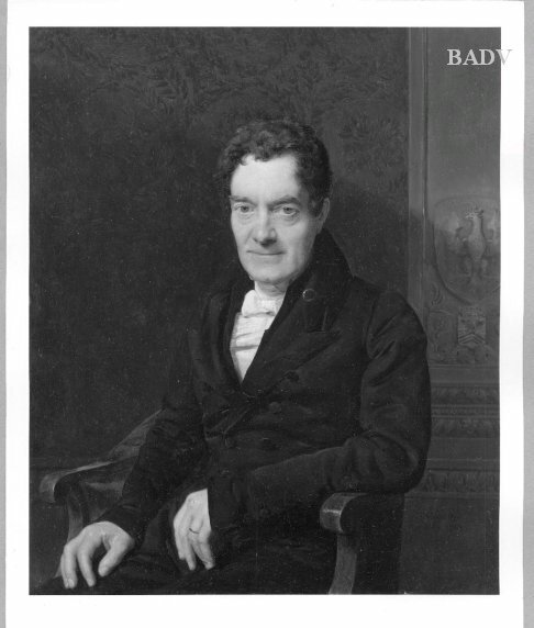 Ferdinand Georg Waldmüller, Portrait of Friedrich von Guaita Bürgermeister von Frankfurt/Main