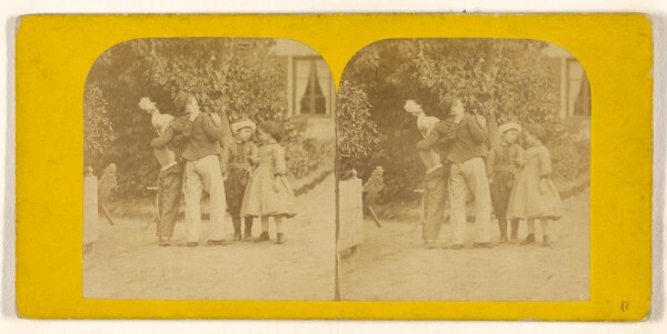 Unknown, [Four children playing]