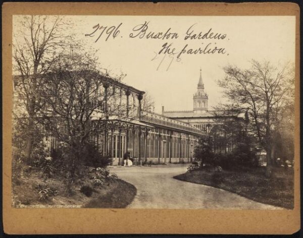 Francis Frith, Buxton Gardens.  The Pavilion