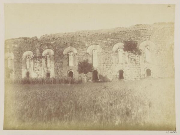 Parker, John Henry, Aqueduct VIII. Claudius, A.D. 50. Arches of stone Arcade near the Porta Furba, filled up with brick by Nero (?) or Trajan (?).