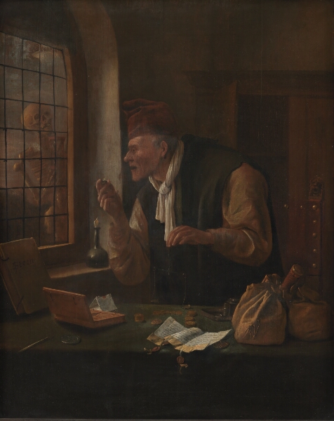 Jan Steen, Den gerrige