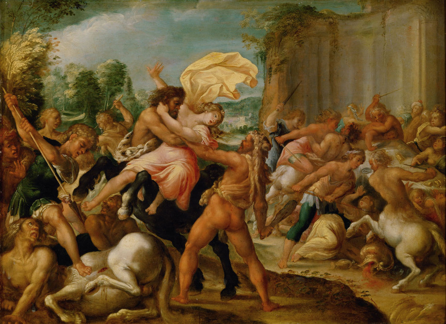 Hans Rottenhammer, Herkules, Dejanira und der Kentaur Eurytion