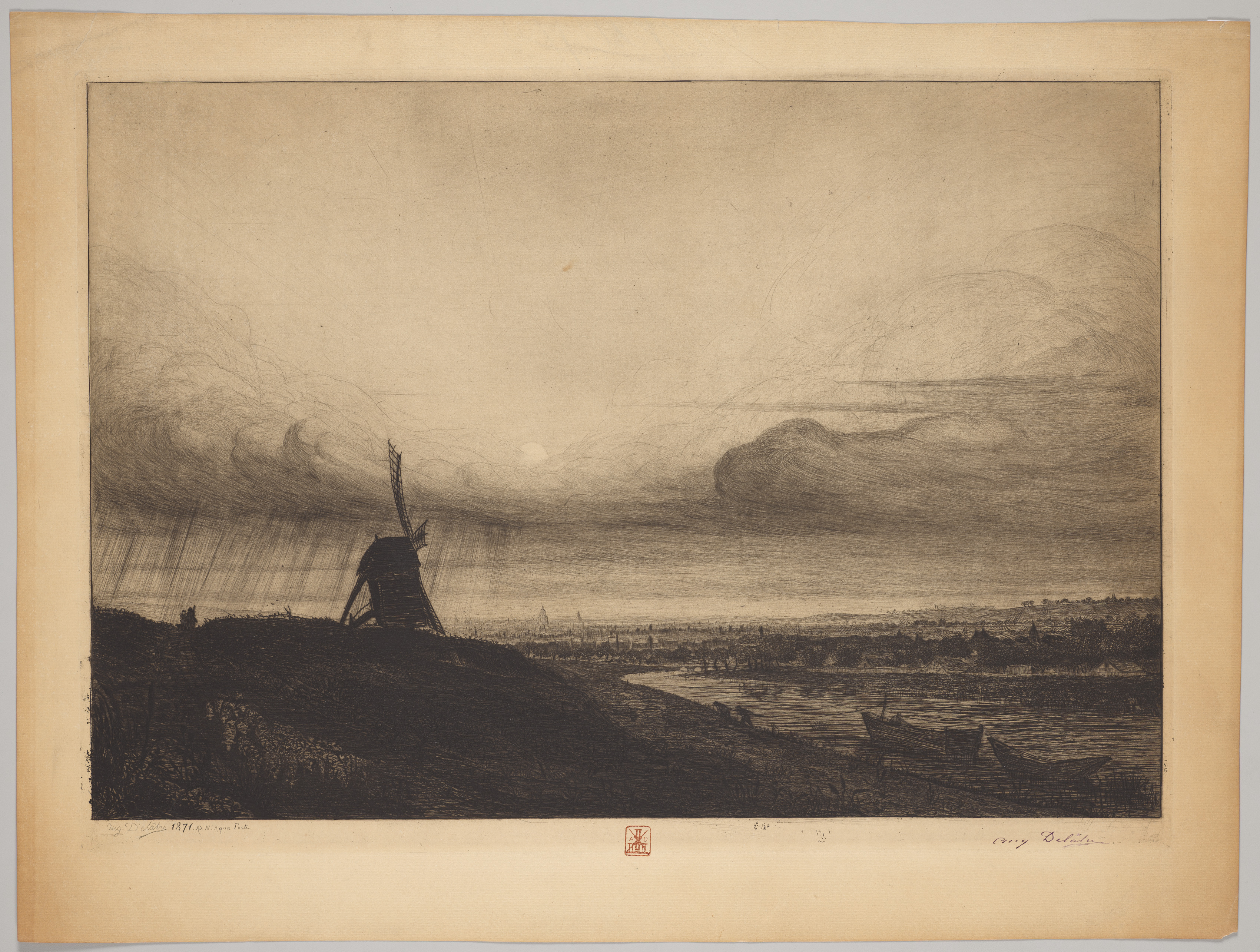 August Delâtre, The Storm