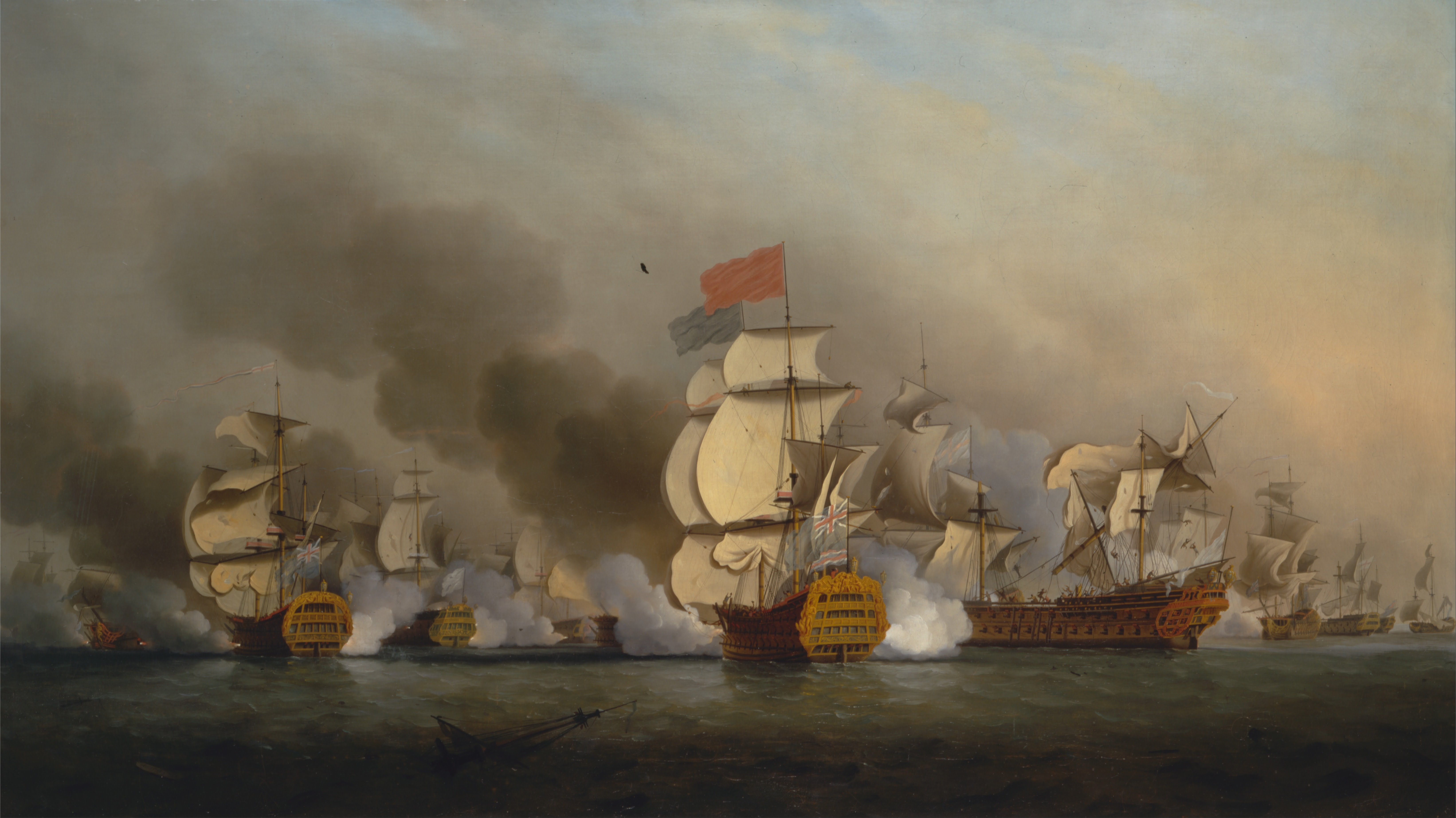 Samuel Scott, Vice Admiral Sir George Anson's Victory off Cape Finisterre