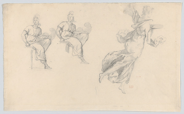 Eugène Delacroix, Three Female Figures from the Antique