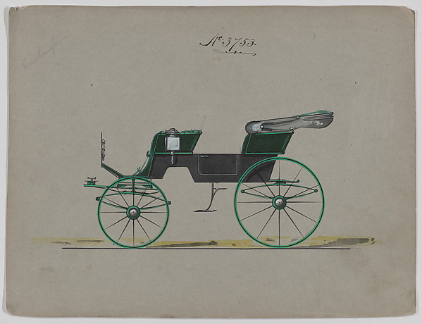 Brewster & Co., Design for Phaeton, no. 3753