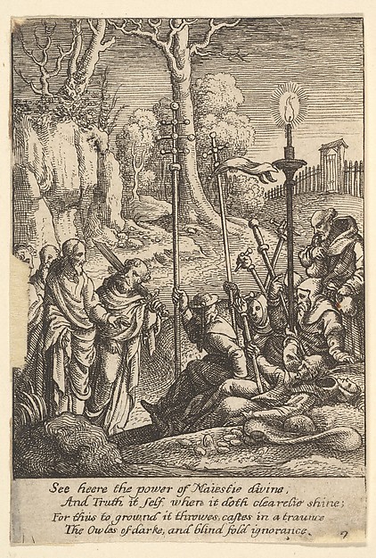 Wenceslaus Hollar, Jesus confronting his detractors