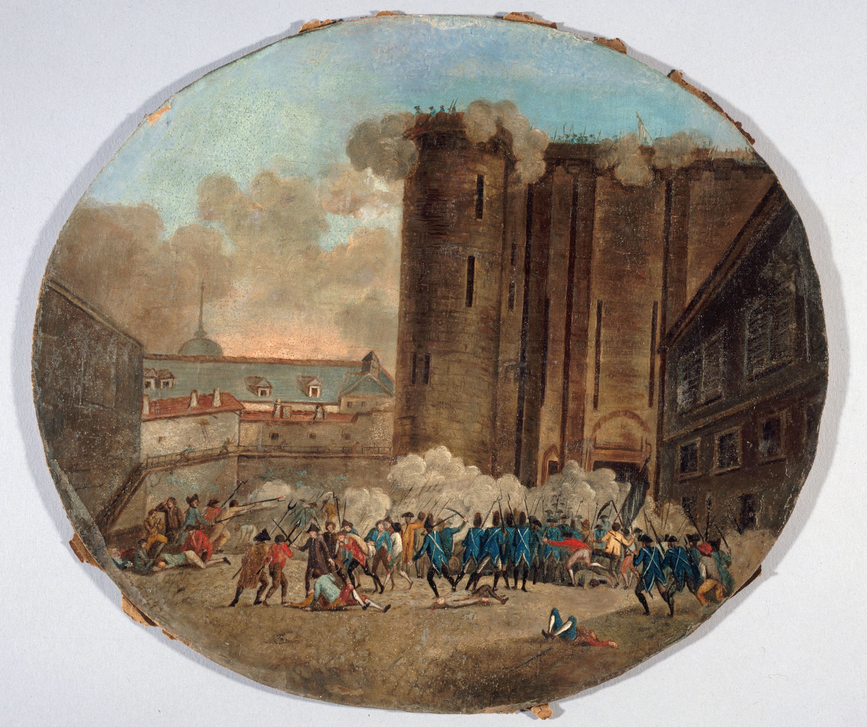 Anonyme, Prise de la Bastille, le 14 juillet 1789