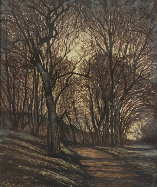 Karl Nordström, I parken