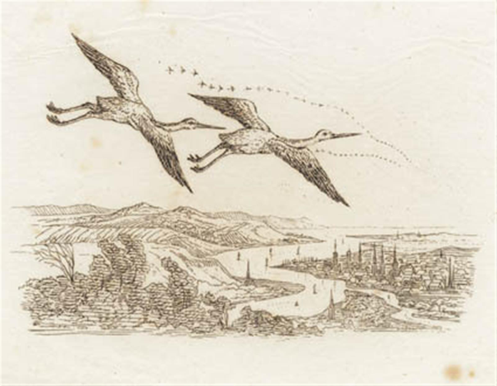 Martinus Rørbye, Illustration til "Halvhundrede Fabler for Børn" af Hey